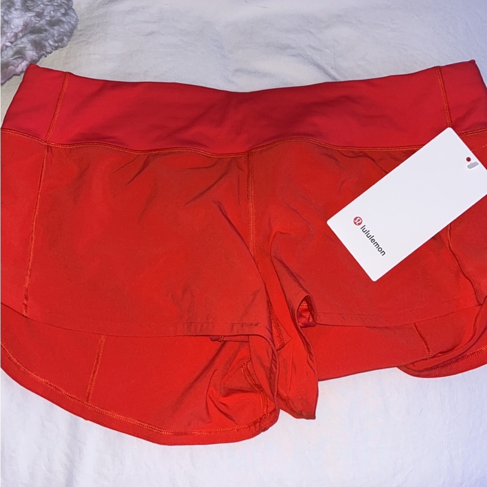 NEW LULULEMON RED HOTTIE HOT SHORTS❤️❤️